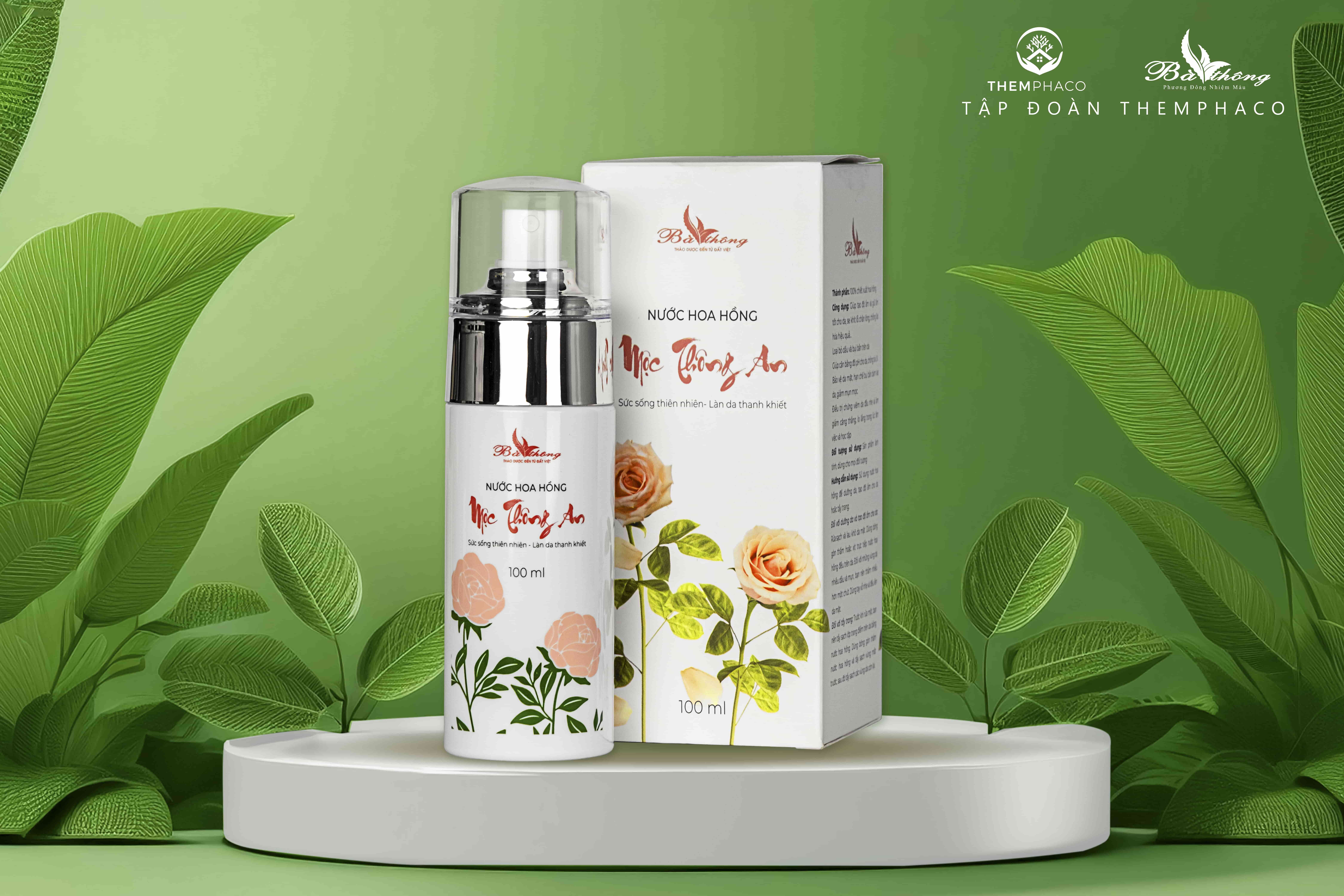 Nước hoa hồng Mộc Thông An