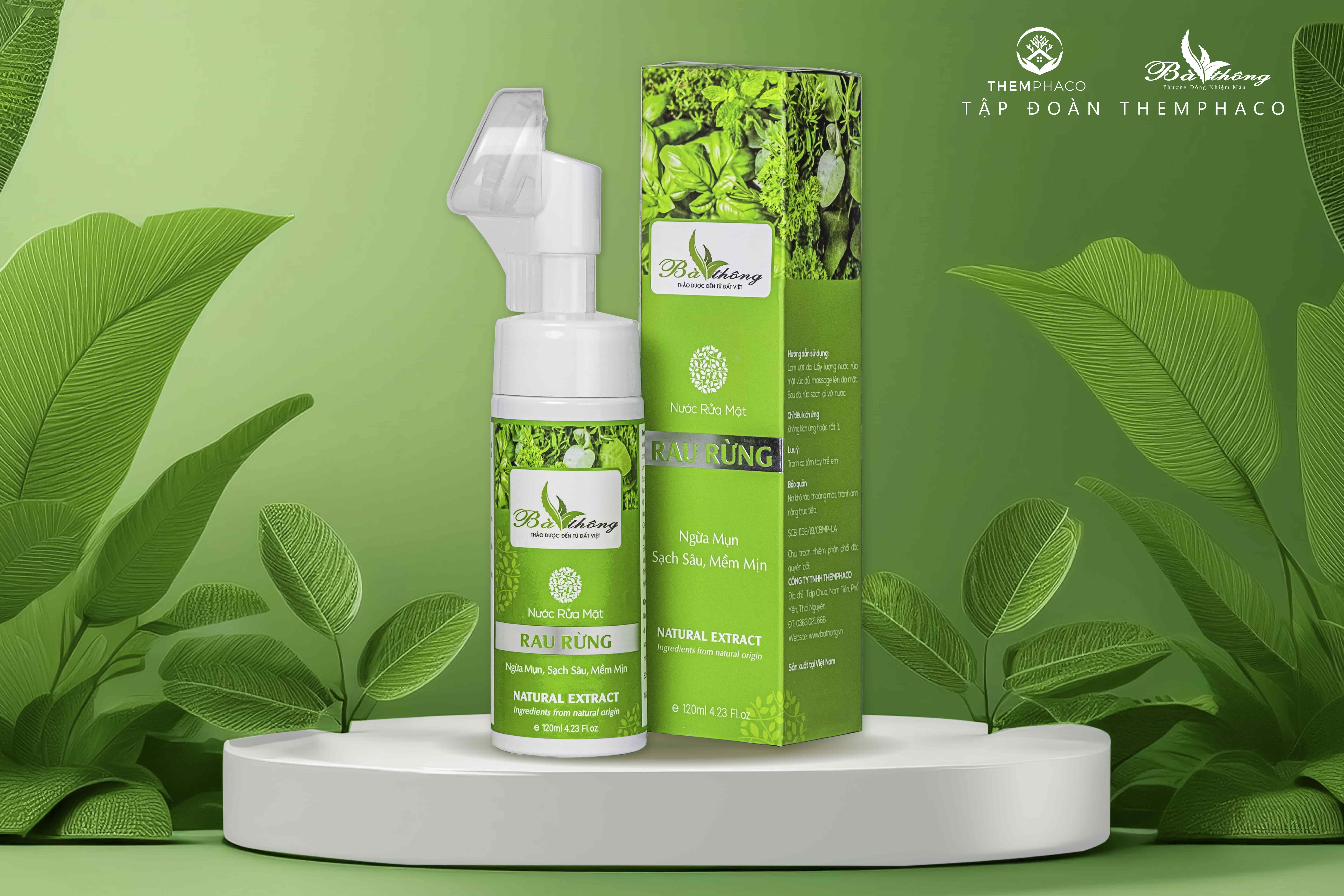 Nước rửa mặt Rau Rừng